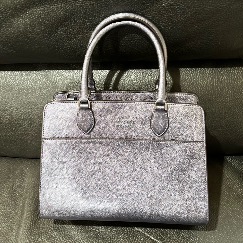Kate spade outlet metallic candied flower handbag - Picture 1 of 13